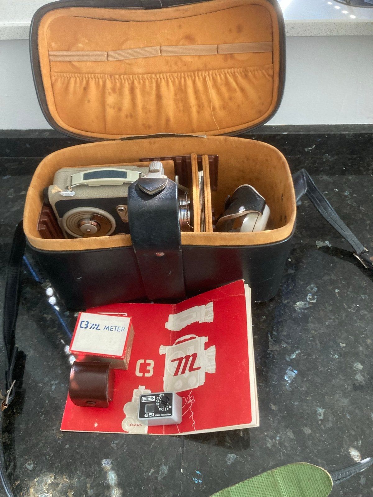 Vintage Eumig C3M 8mm filmcamera met accessoires, Ophalen of Verzenden, 8mm, Camera