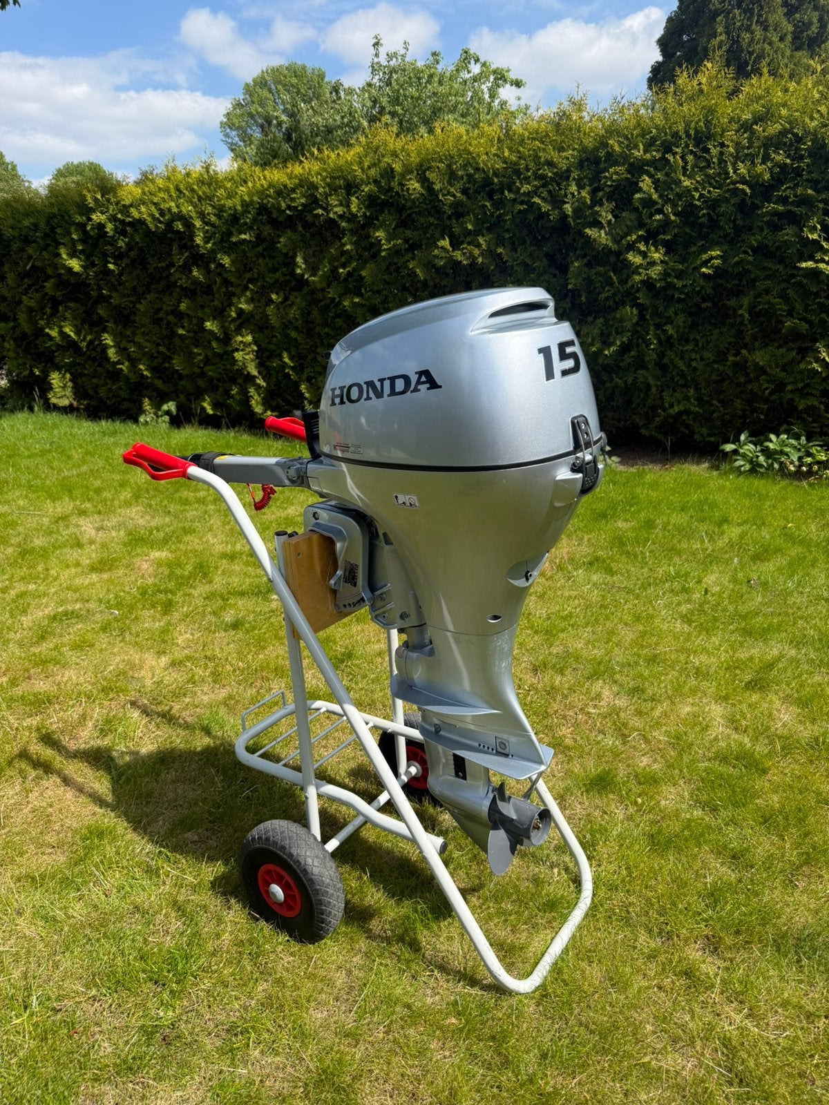 Honda BF15D 15PK, Ophalen, Zo goed als nieuw, Benzine, 10 tot 30 pk