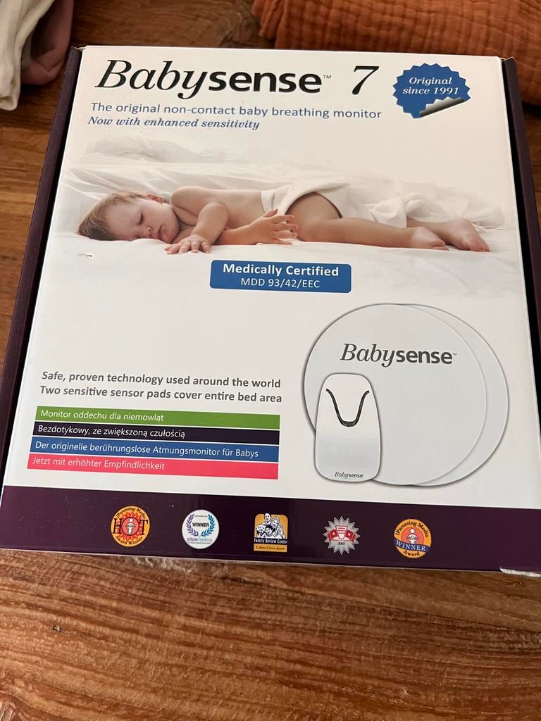 Luvion Babysense 7 Ademhalingsmonitor, Kinderen en Baby's, Babyfoons, Ophalen, Gebruikt, Minder dan 100 meter