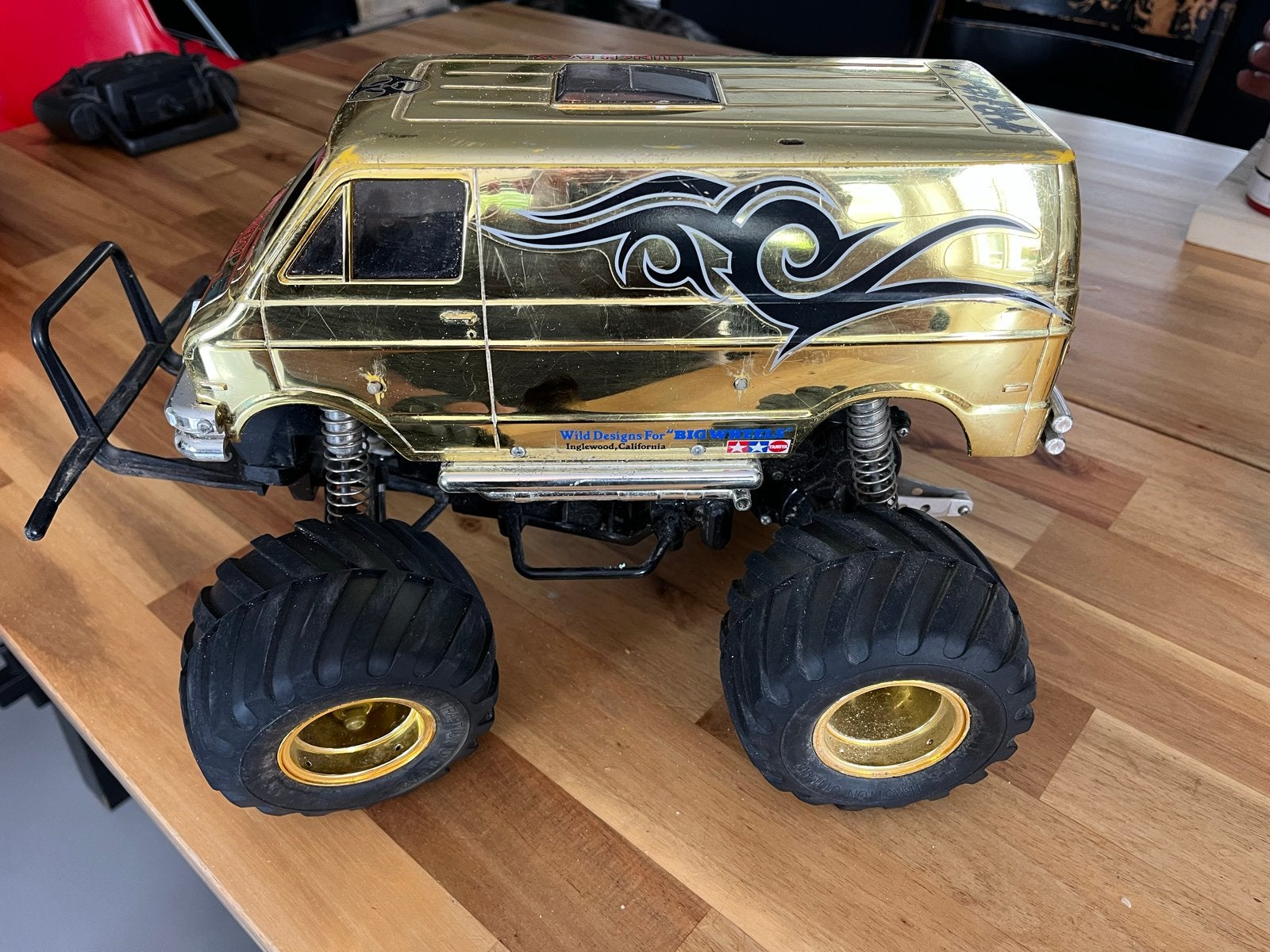2x Tamiya Lunch Box RC Monster Van - Compleet met extra's, Hobby en Vrije tijd, Modelbouw | Auto's en Voertuigen, Ophalen, Gebruikt