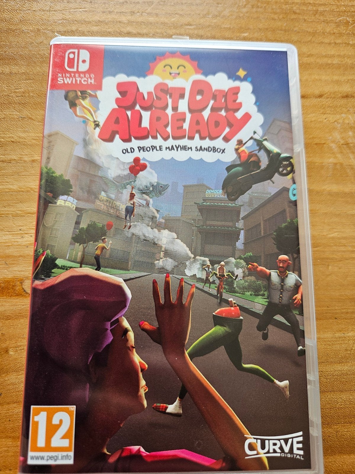 Just Die Already - Nintendo Switch (Zo goed als nieuw), Spelcomputers en Games, Spelcomputers | Nintendo Switch, Ophalen of Verzenden