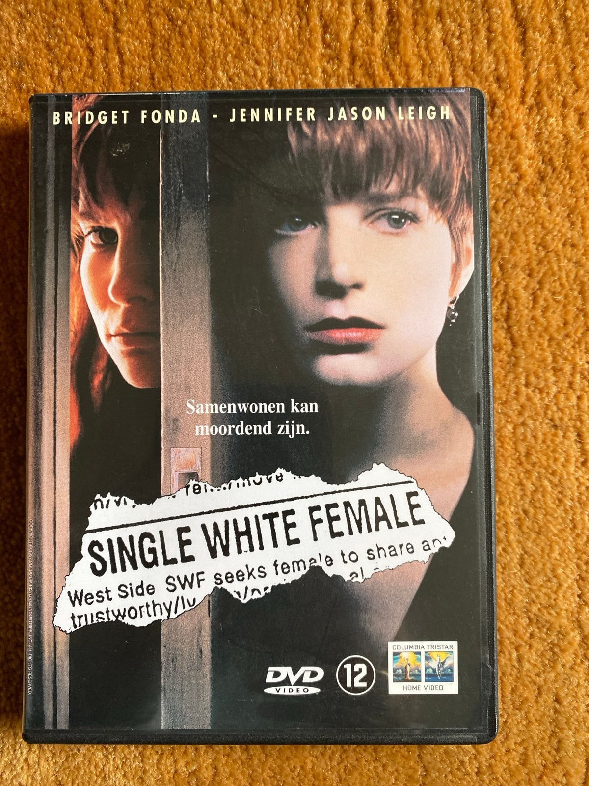 Single White Female DVD - Bridget Fonda, Jennifer Jason Leig, Psychologische thriller, Nederlands, Ophalen of Verzenden, Vanaf 12 jaar