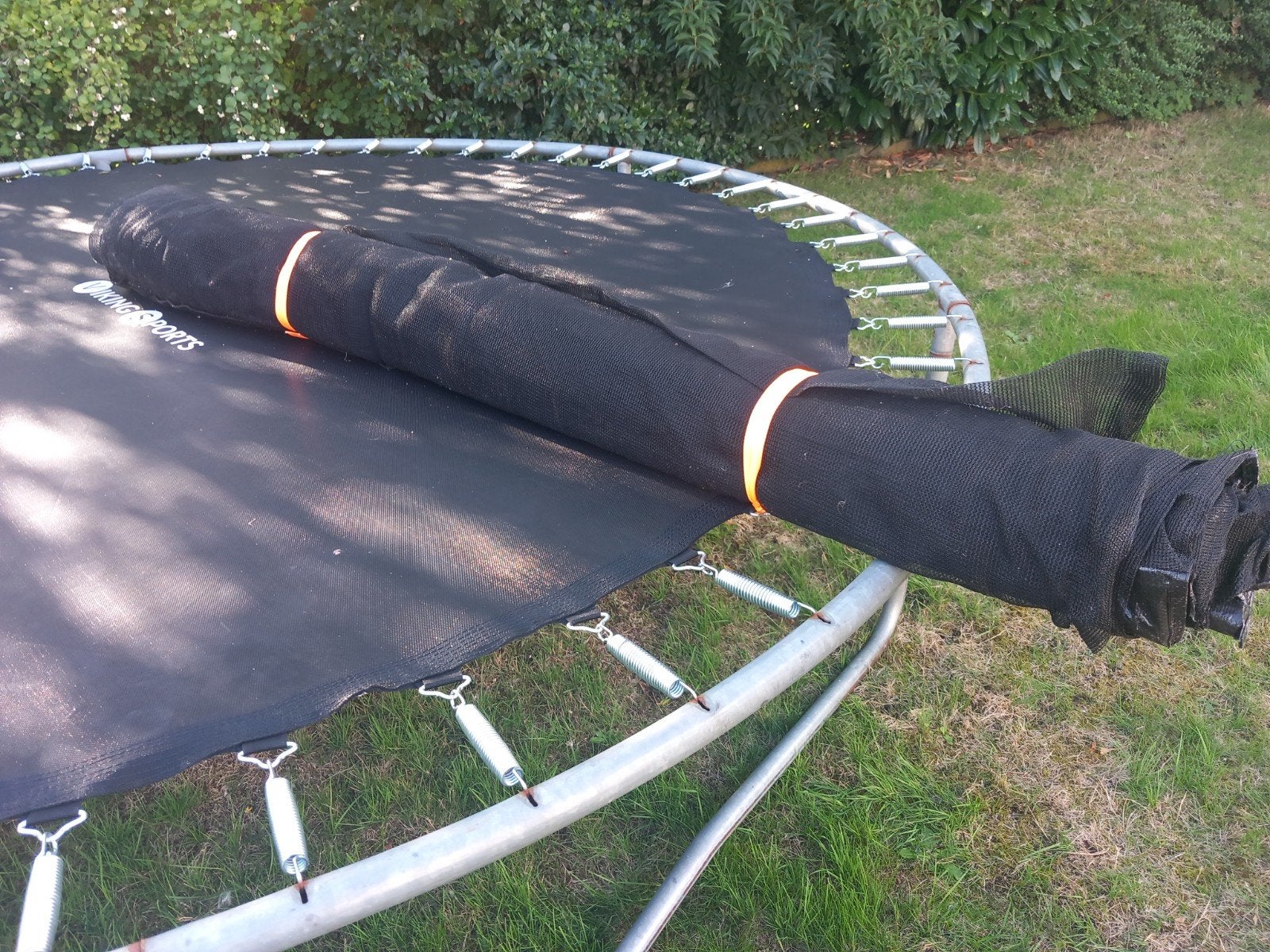veiligheidsnet en palen voor trampoline 305cm, Ophalen