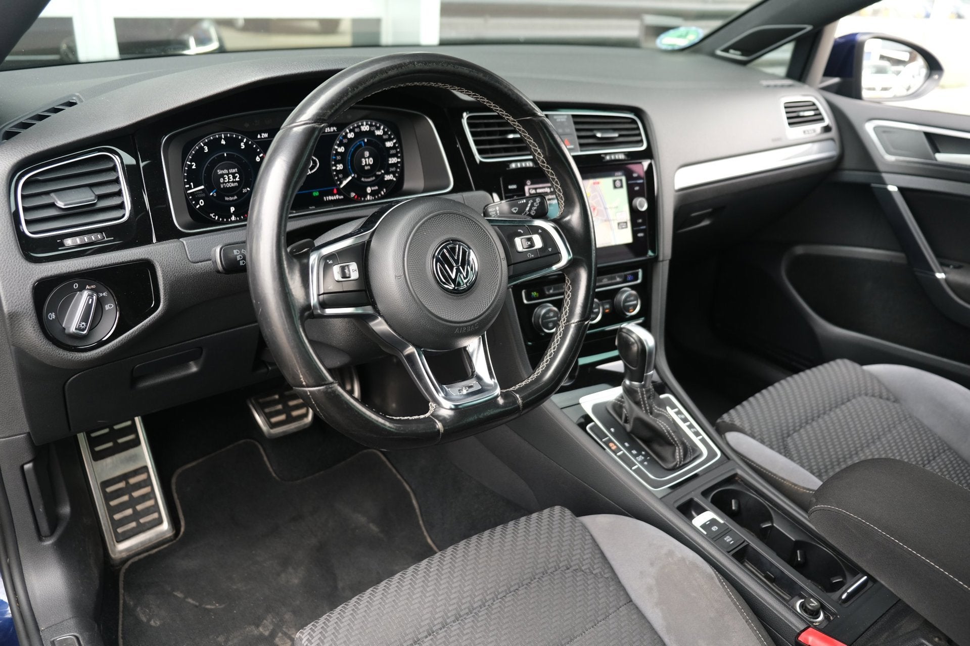 Volkswagen Golf 7.5 1.4 TSI DSG 125pk 2x R-line Virtual Navi, 125 pk, Gebruikt, 4 cilinders, Blauw