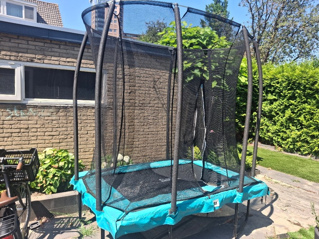 Trampoline gratis, Kinderen en Baby's, Speelgoed | Buiten | Trampolines, Ophalen, Gebruikt