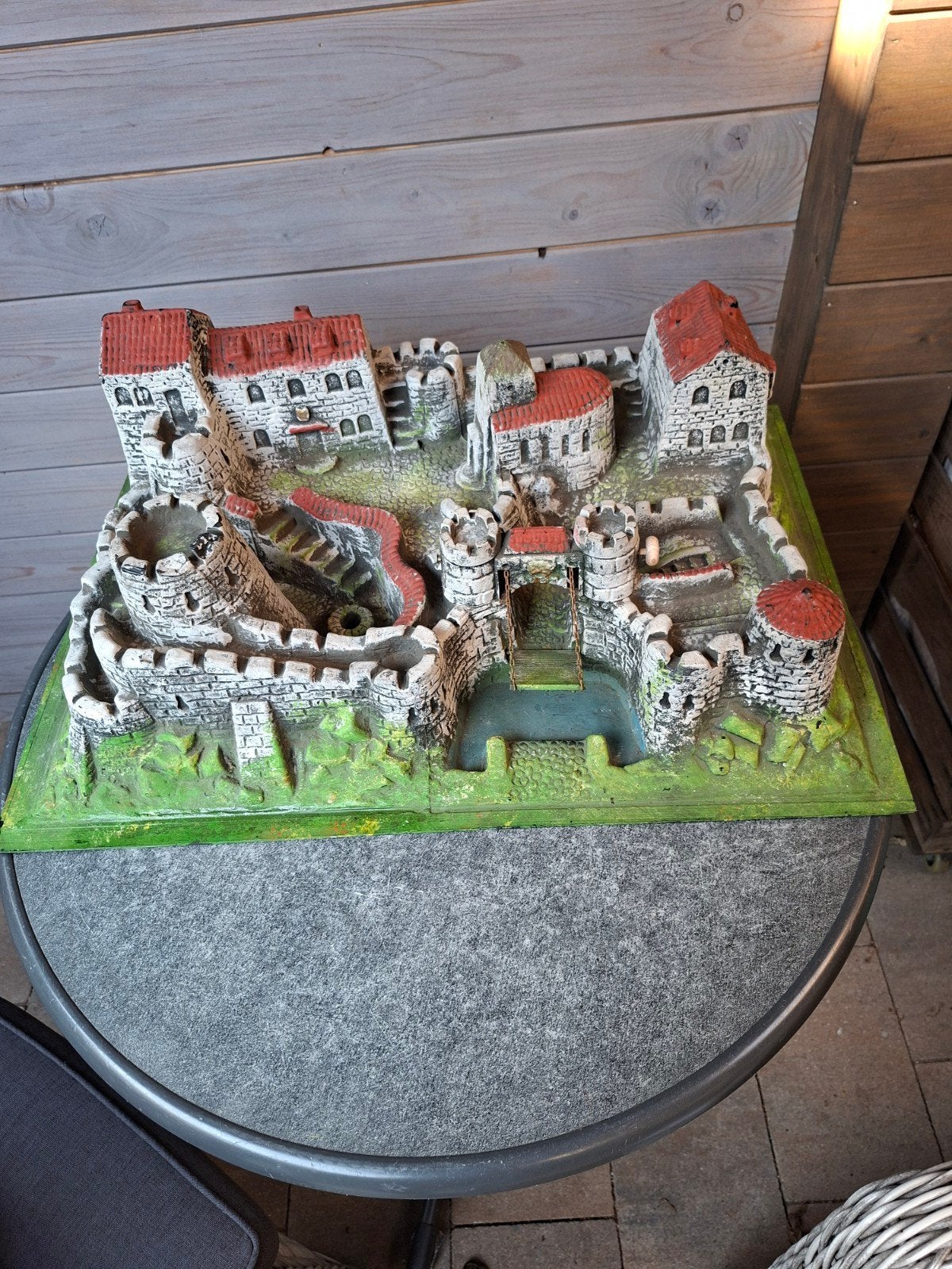 Vintage HAUSSER/ECO ELASTOLIN CAMELOT KASTEEL  ( jaren '70), Ophalen, Gebruikt, 1:35 tot 1:50