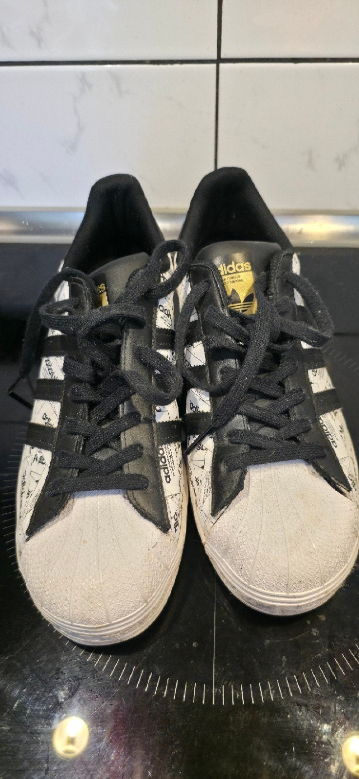 Adidas All Star sneakers maat 44 - weinig gedragen, Ophalen, Adidas, Wit, Sneakers of Gympen