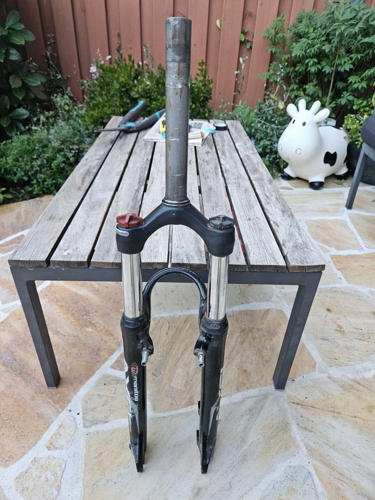 Voorvork voor 26 inch MTB, Gebruikt, Gravelbike, Staal, Ophalen of Verzenden