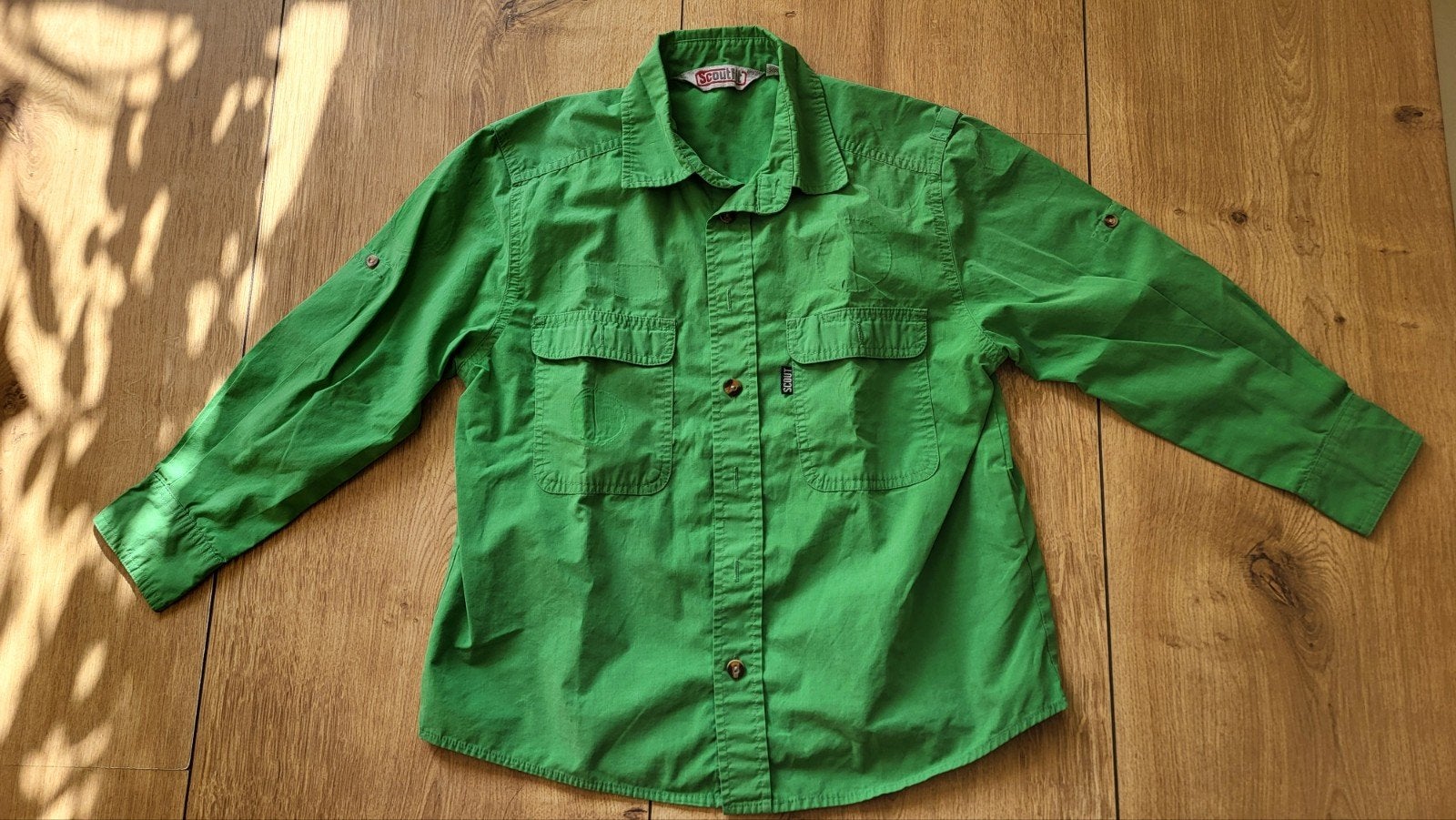 Scoutfit blouse groen  maat 134, Ophalen of Verzenden, Gebruikt, Kleding