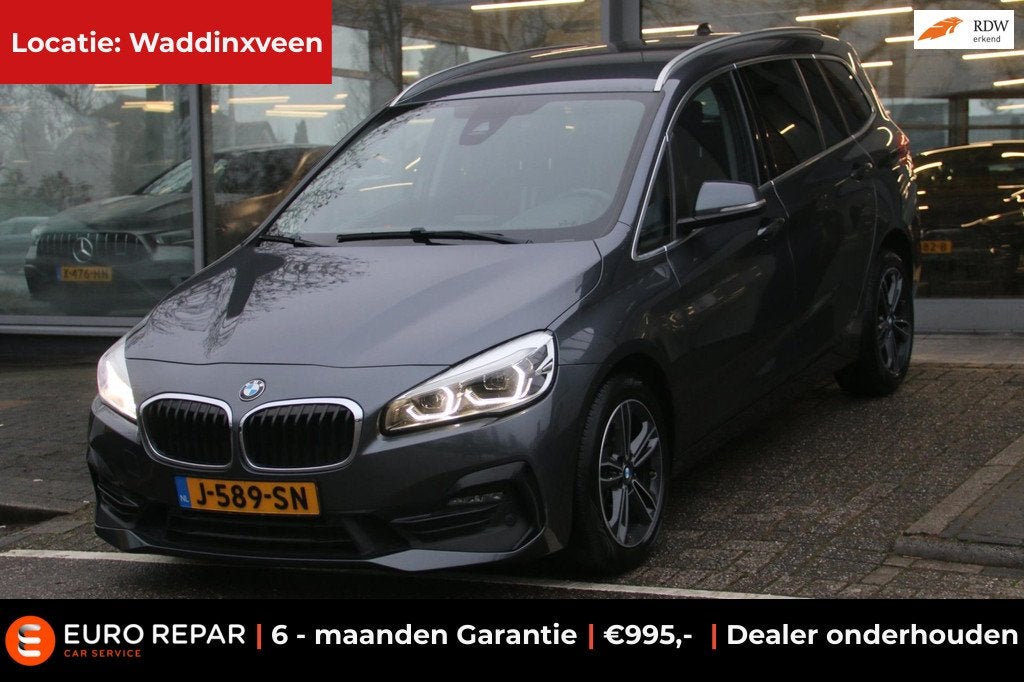 BMW 2-serie Gran Tourer 220i 7p. 4-CILINDER DEALER OND AUTOM, 1998 cc, Gebruikt, Euro 6, 2-Serie Gran Tourer