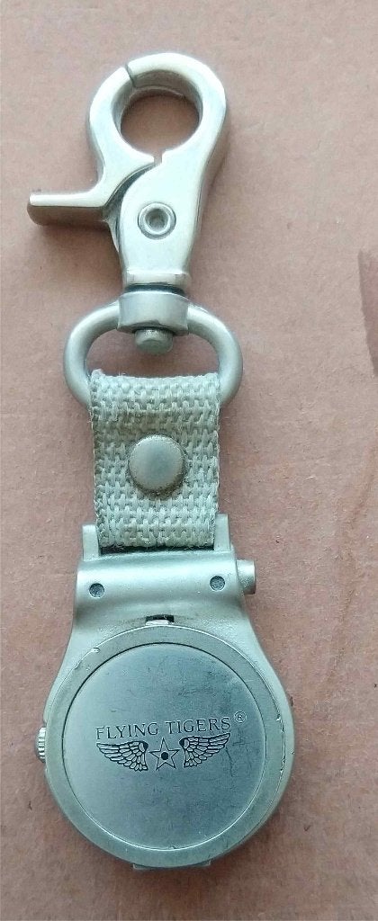 Flying Tiger quartz hanghorloge horloge, Ophalen of Verzenden, Zo goed als nieuw, Staal, Overige merken