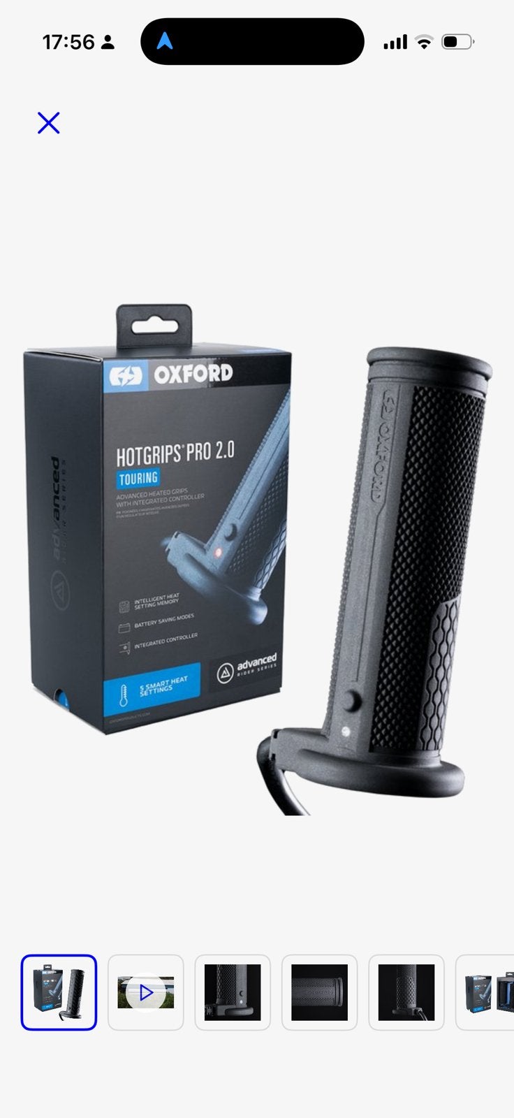 Oxford Pro 2.0 handvatverwarming Touring, Ophalen