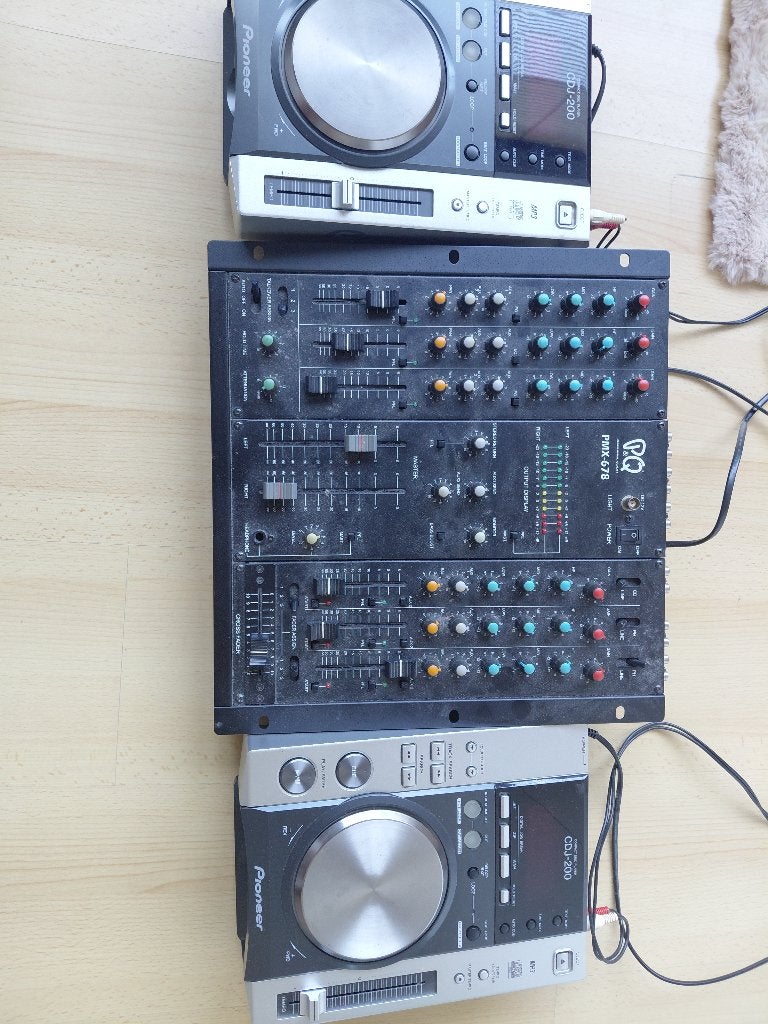 Mengpaneel en 2 cd spelers, Ophalen, Gebruikt, Dj-set, Pioneer