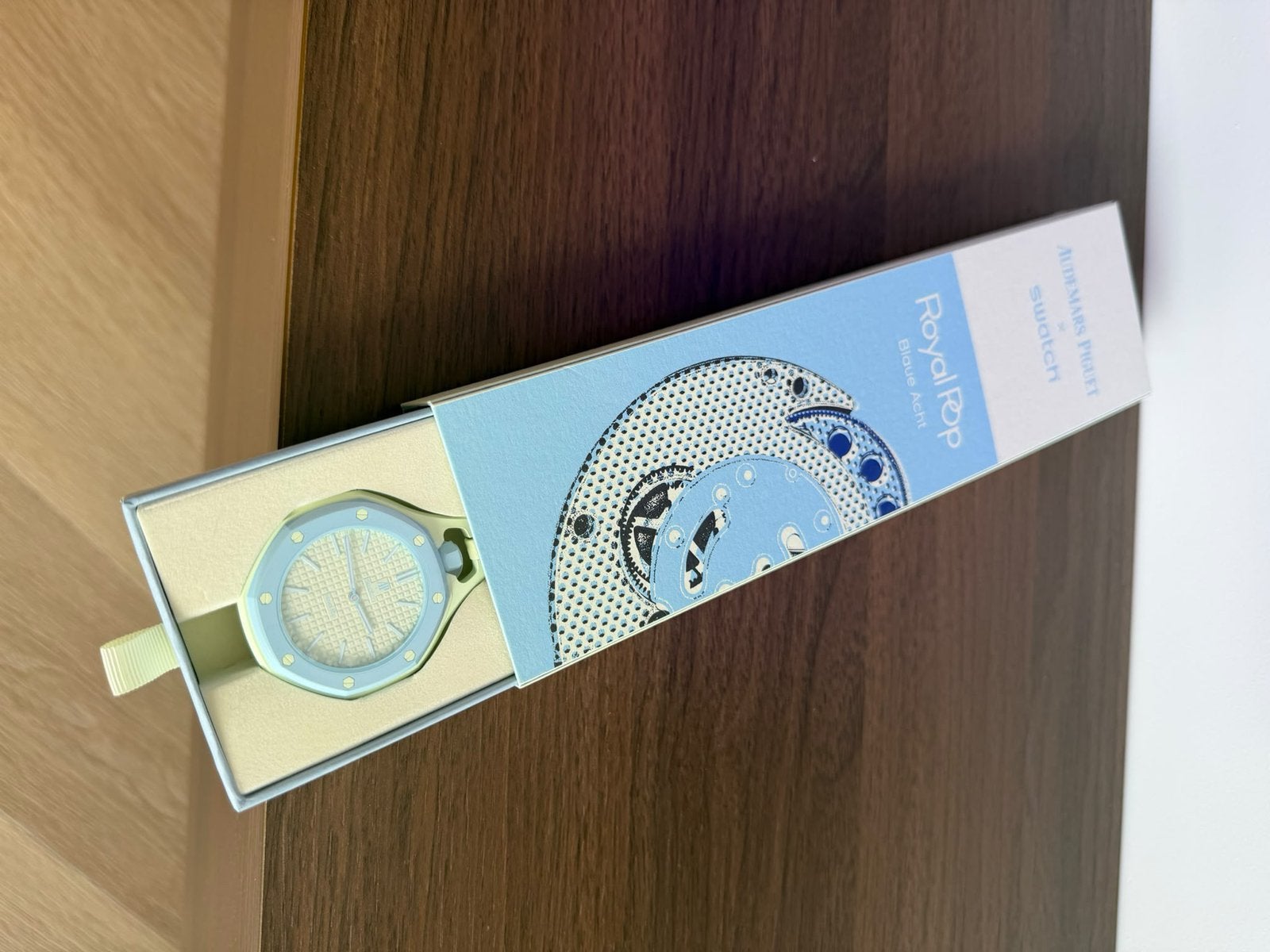 Swatch royal pop audemars piquet., Ophalen of Verzenden, Nieuw, Kunststof, Swatch