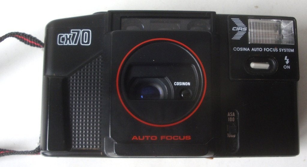 Cosina CX70 Auto Focus analoog fototoestel met 1:3.5 33 mm, Ophalen of Verzenden, Gebruikt, Compact, Overige Merken