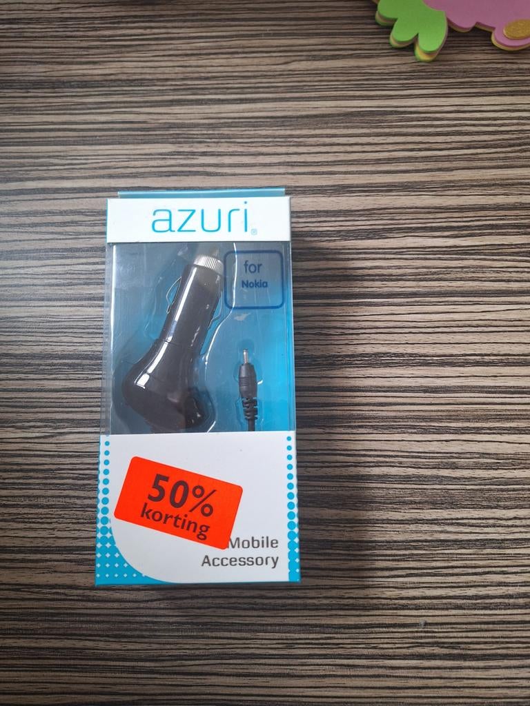Azuri Auto Oplader voor Nokia - Nieuw in verpakking, Telecommunicatie, Mobiele telefoons | Telefoon-opladers, Ophalen, Nieuw, Nokia