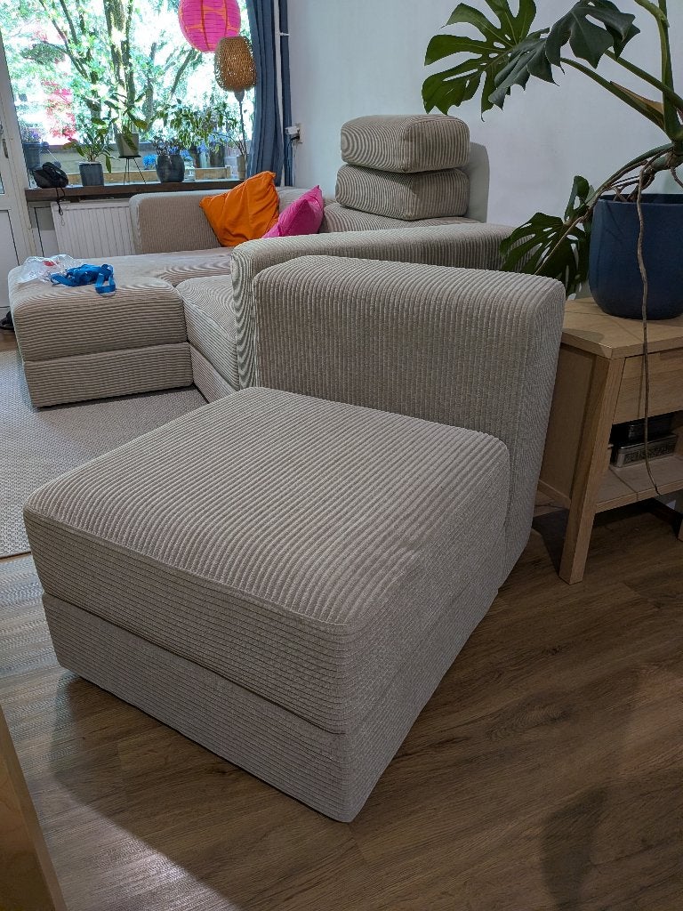 JÄTTEBO bank 1- zits element samsala grijsbeige, Huis en Inrichting, Banken | Bankstellen, Ophalen, Gebruikt, JÄTTEBO, IKEA, scandinavisch