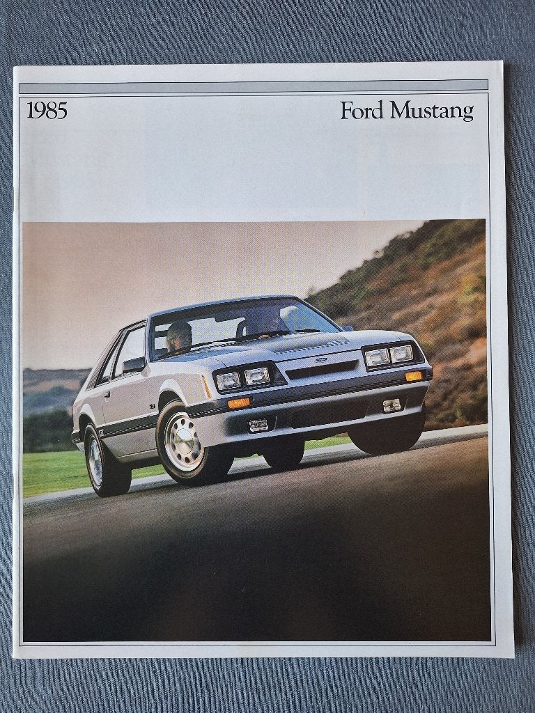 Brochure FORD MUSTANG - 1985 USA, Verzenden, Zo goed als nieuw, Ford