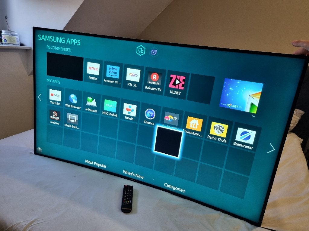Samsung 55 inch smart tv televisie UE55HU7100S, Ophalen, LED, 50 Hz, Zo goed als nieuw