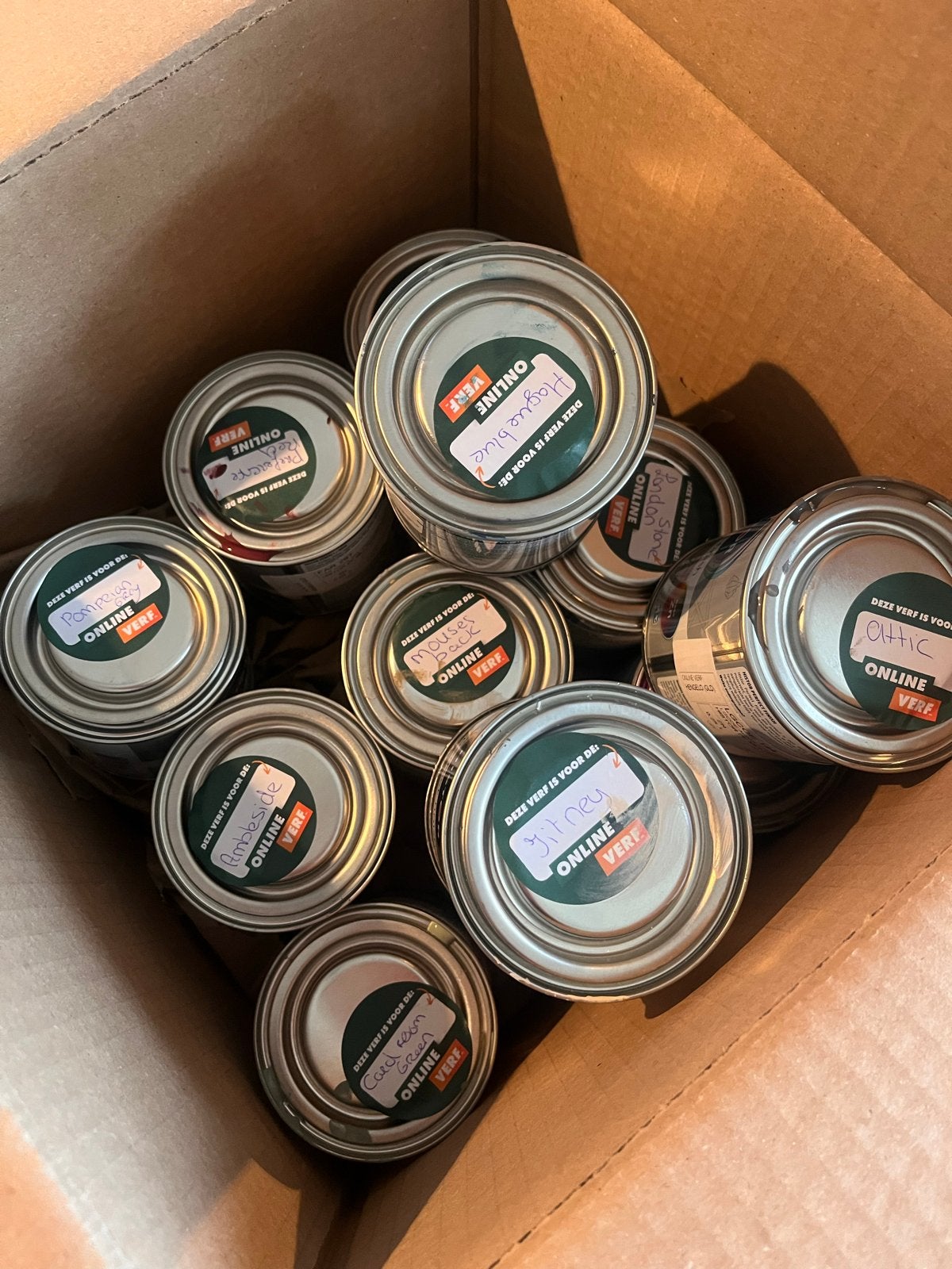Diverse kleuren verftesters Farrow & Ball en Little Green, Overige kleuren, Ophalen of Verzenden, Minder dan 5 liter, Verf
