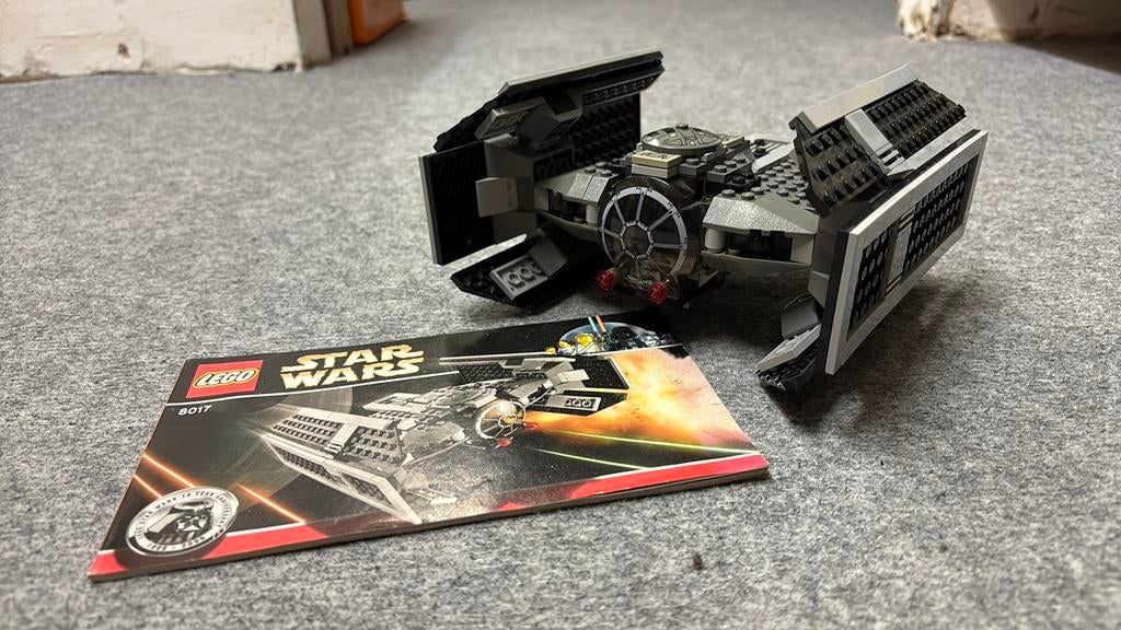 Lego 8017: darth vader tie fightet, Gebruikt, Star Wars, Lego, Ophalen of Verzenden