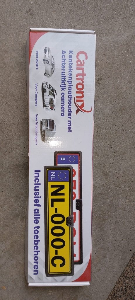 Auteruitrij-camera kentekenplaat, Auto diversen, Ophalen, Nieuw