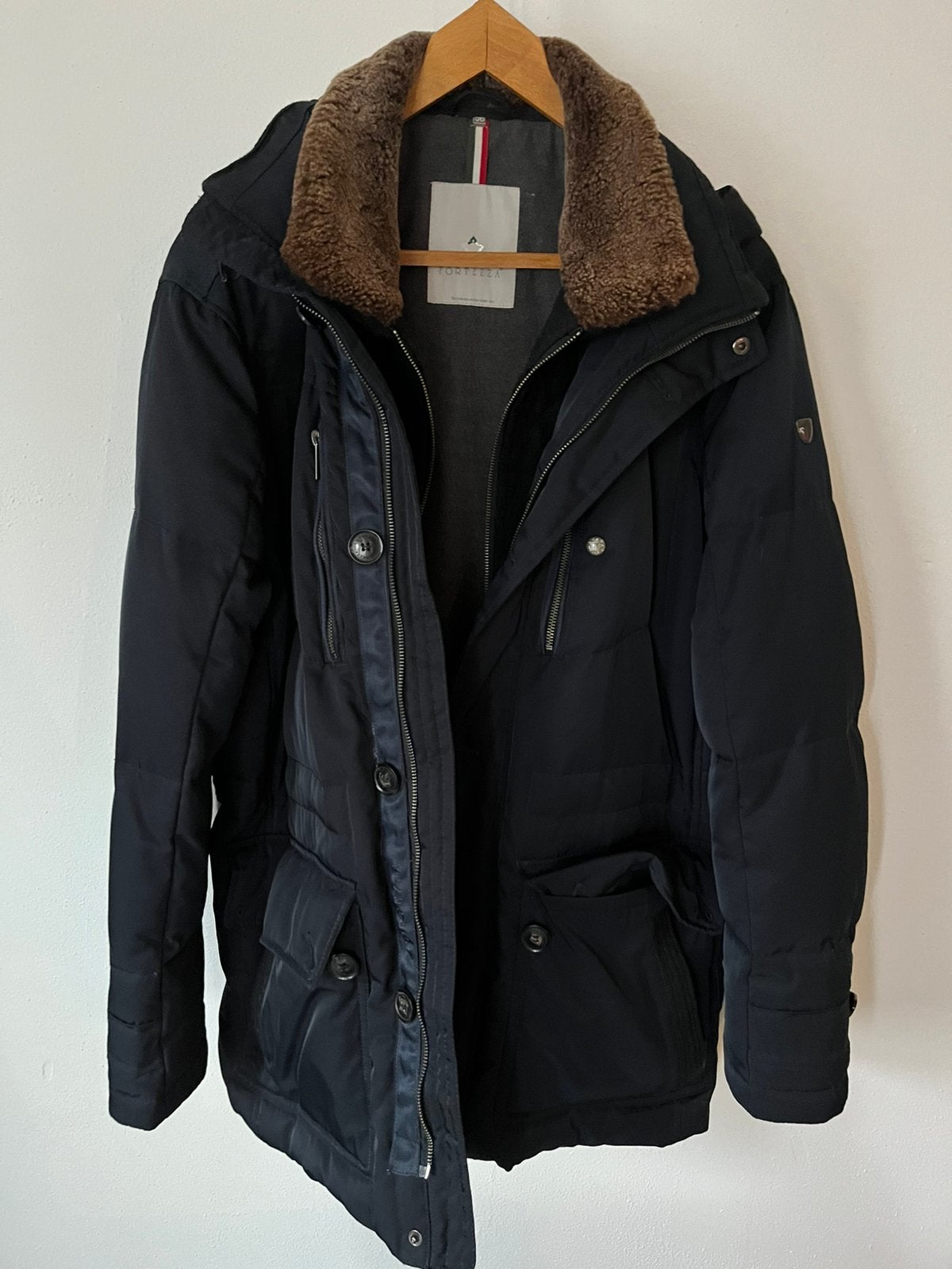 Zgan Fortezza echt dons heren winterjas 56, Ophalen, Zo goed als nieuw, Maat 56/58 (XL)