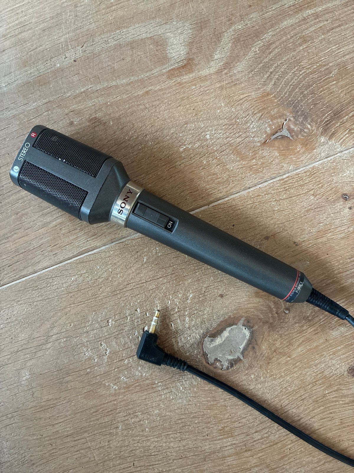 Sony Stereo Microfoon F-99EX - Vintage Condensator Microfoon, Muziek en Instrumenten, Microfoons, Ophalen, Gebruikt, Studiomicrofoon
