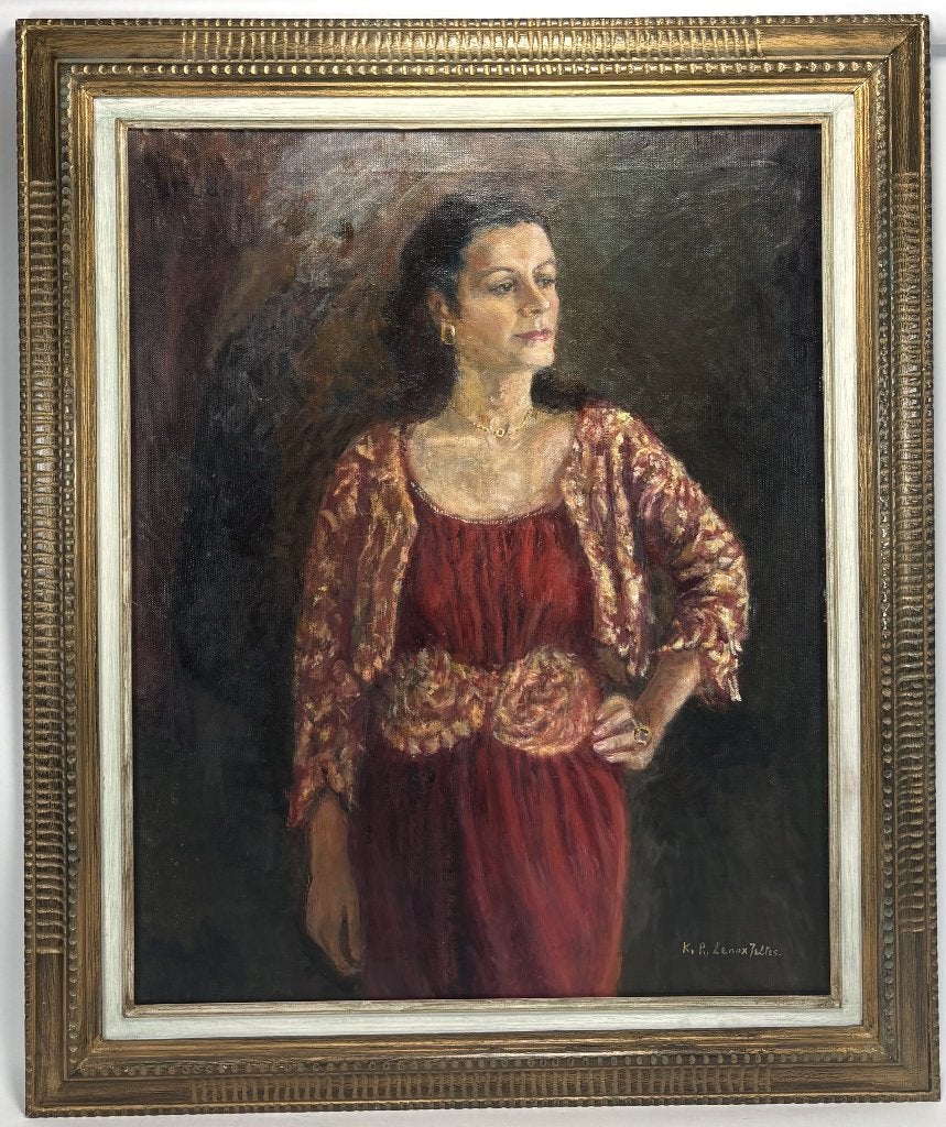 522. Olieverfschilderij, Kathleen Raymonde Lenox-Jeltes, Antiek en Kunst, Ophalen of Verzenden