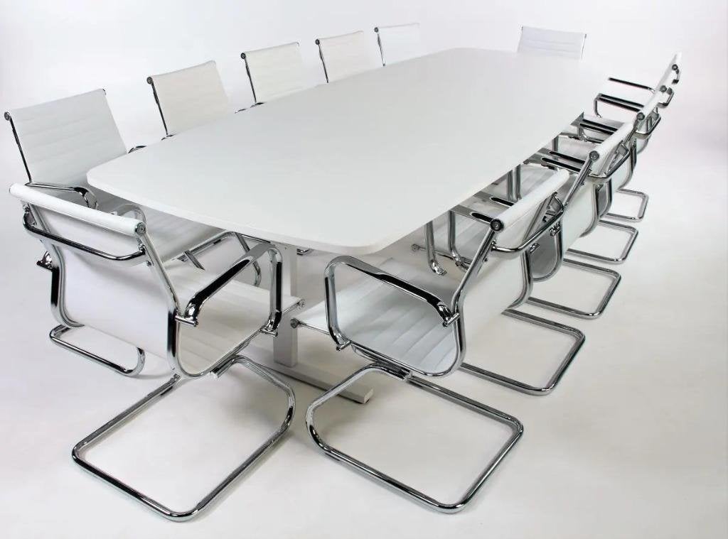 Vergadertafel 320 cm, Ophalen of Verzenden, In hoogte verstelbaar, Nieuw