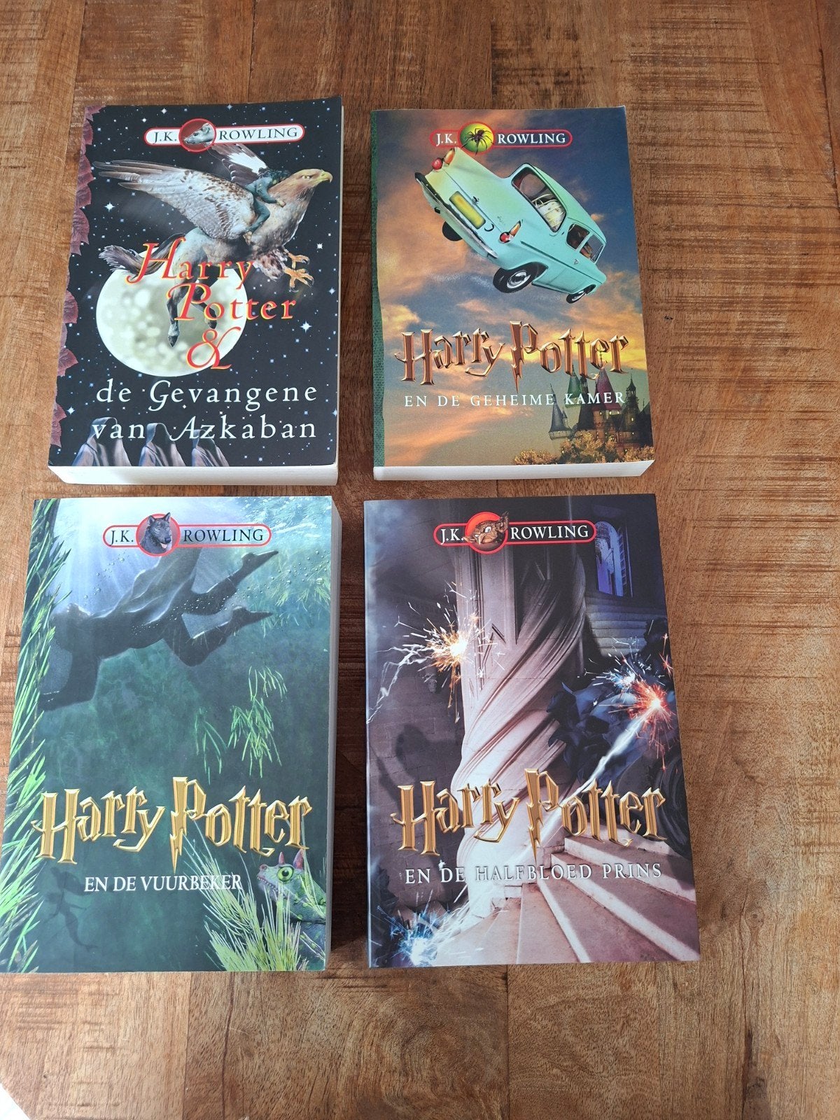 4 Harry Potter boeken als nieuw, Ophalen of Verzenden, Gelezen