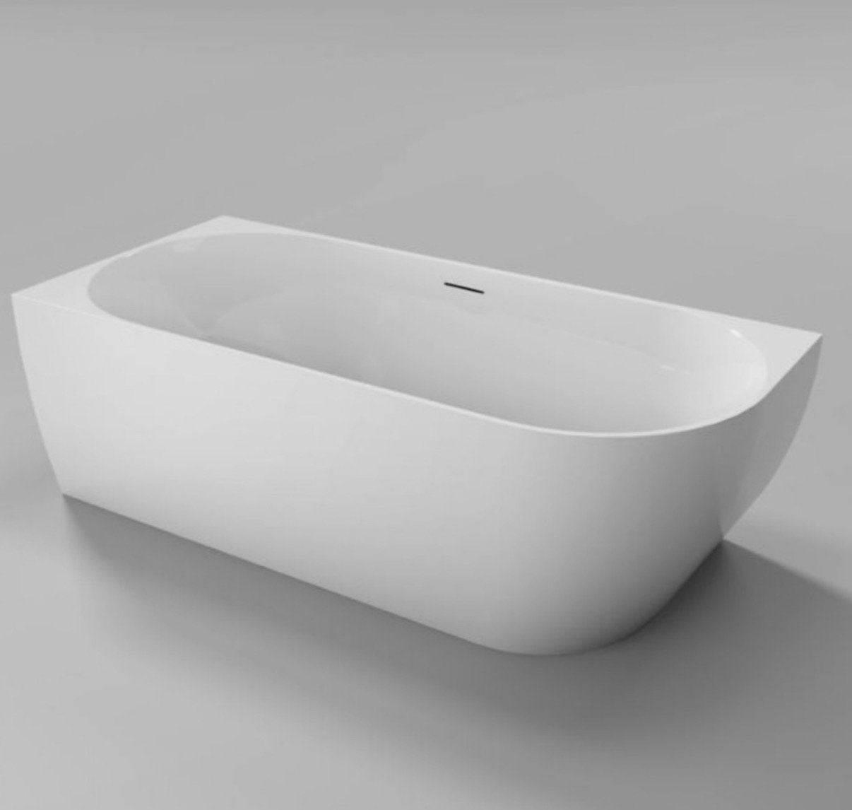 Prachtige vrijstaand hoekbad links 180x80cm wit, Ophalen, Nieuw, Douche