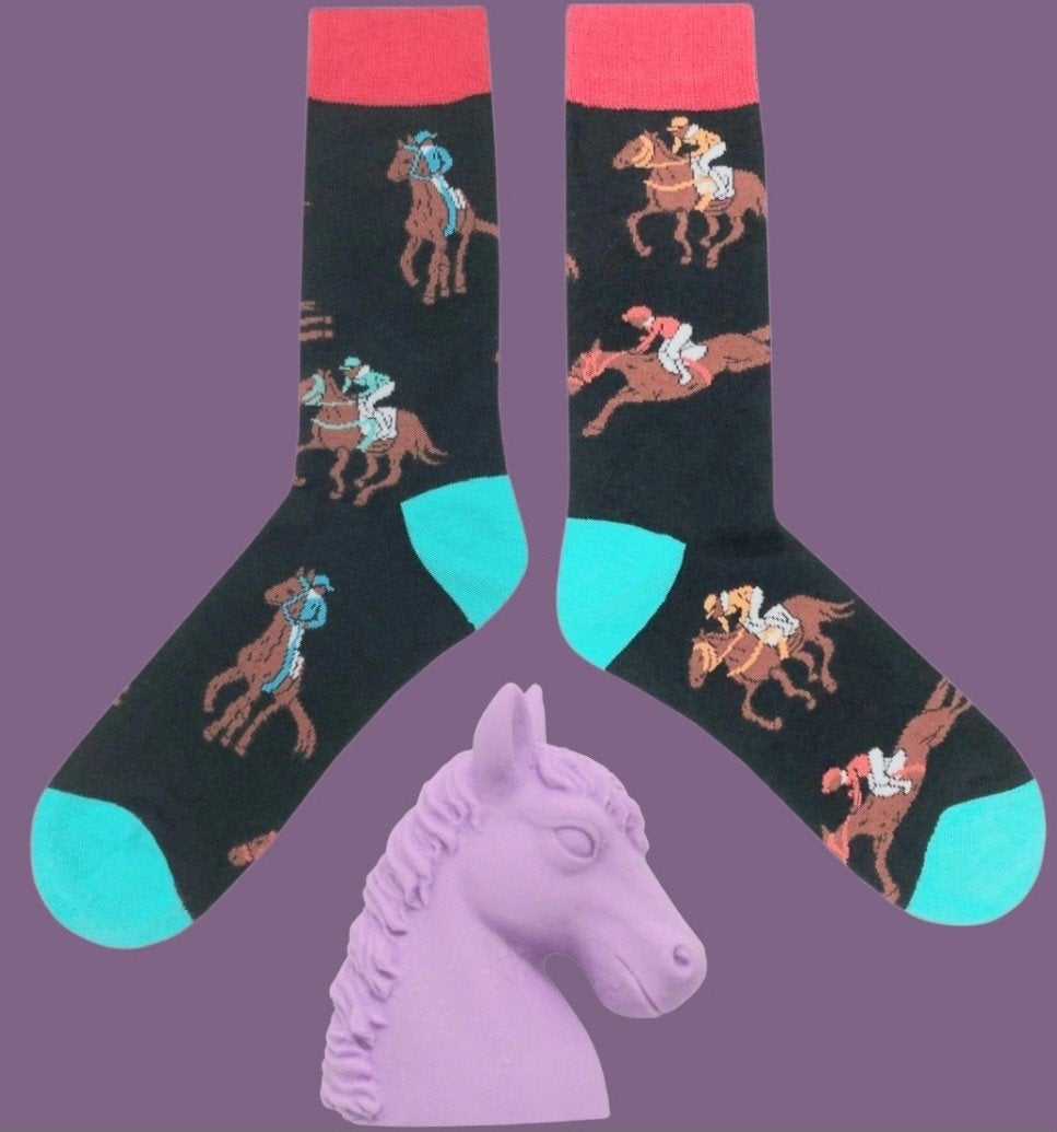 RACE PAARD SOKKEN + PAARDENHOOFD (GUM), Ophalen of Verzenden, Nieuw