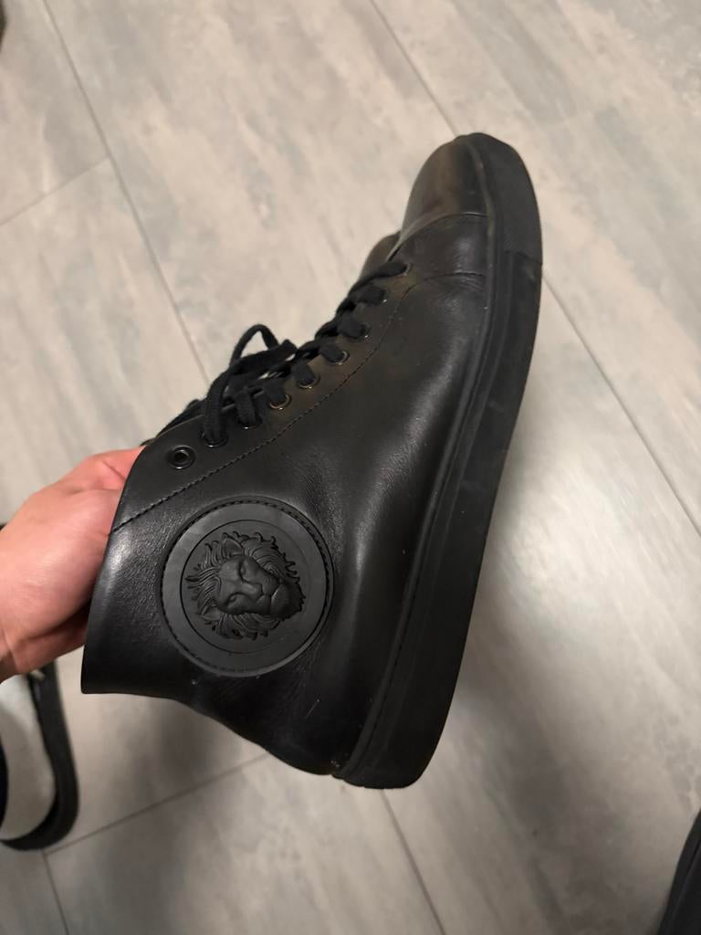 Versace Sneakers Maat 44 Zwart, Ophalen, Gedragen, Zwart, Sneakers of Gympen