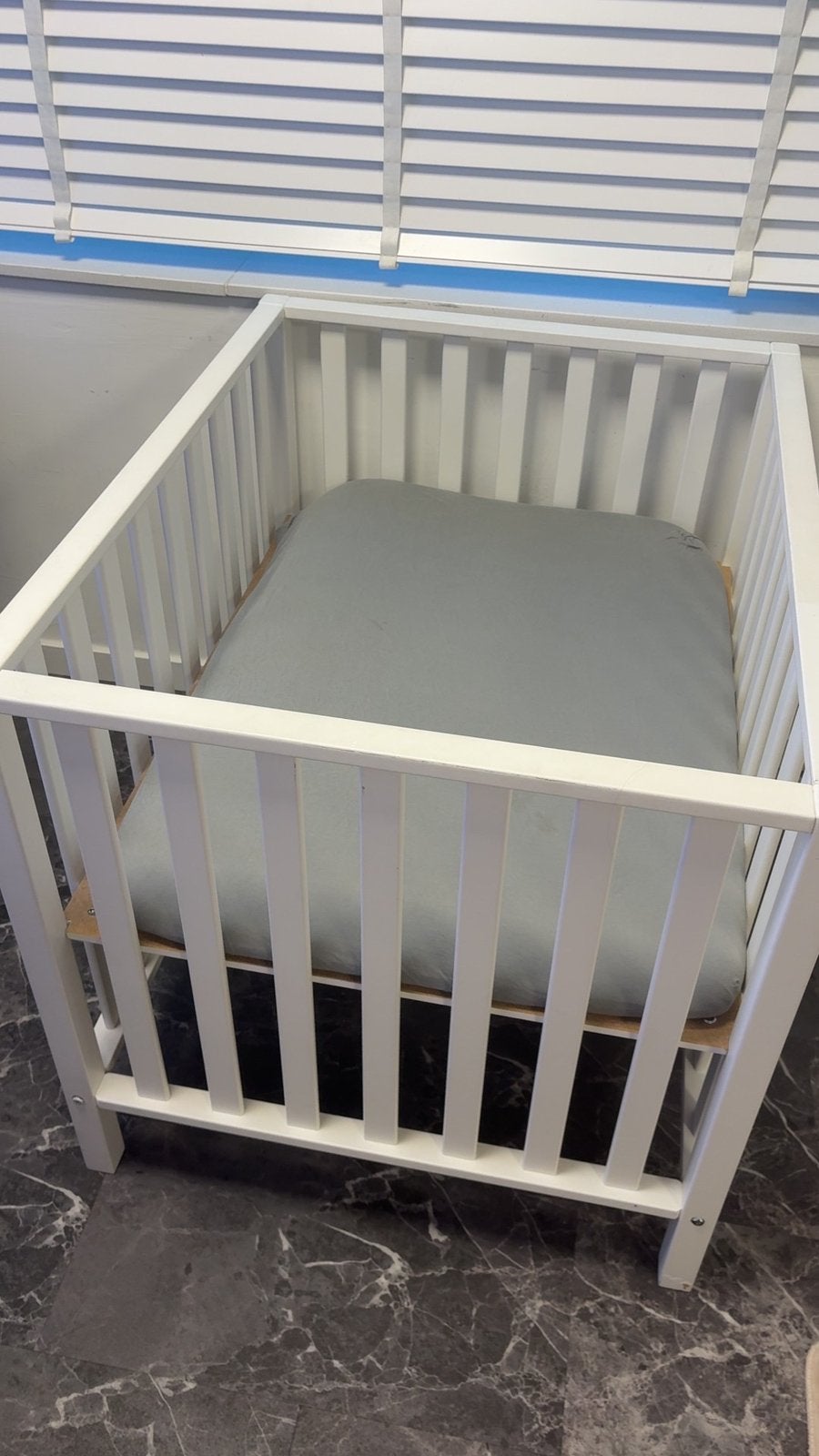 Witte baby box, Ophalen, Gebruikt, Boxkleed