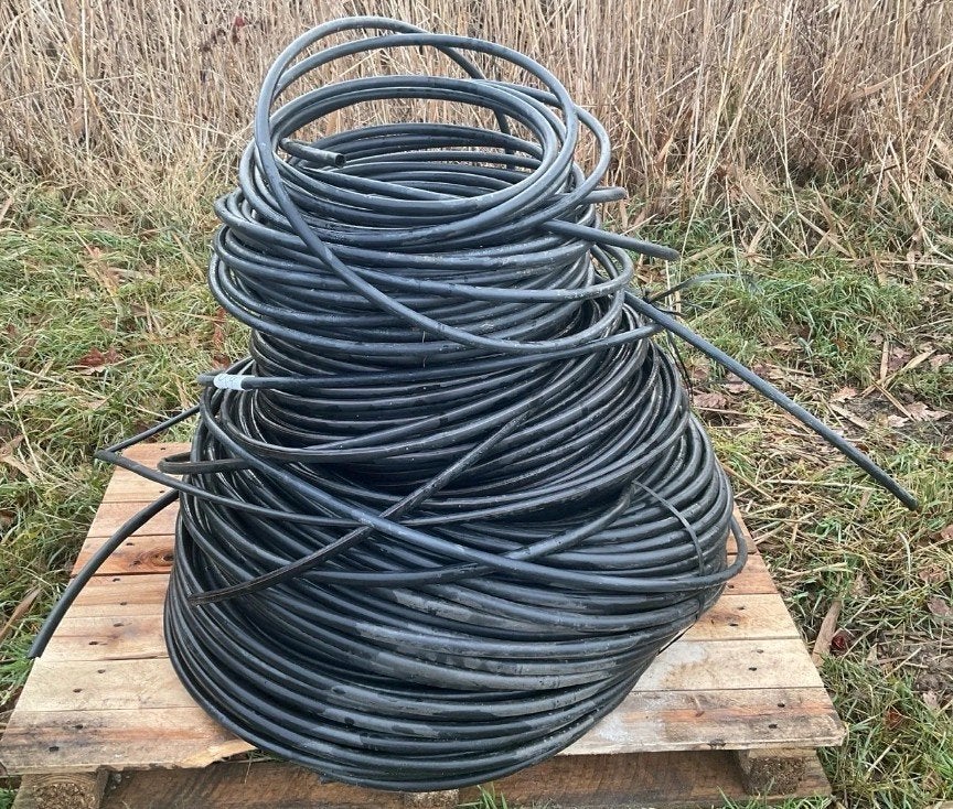 Druppelslang, Ophalen, Gebruikt