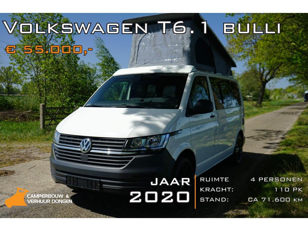 Volkswagen Transporter T6.1 Bulli 4 persoons camper bj 2020, Koelkast, Volkswagen, Volkswagen AG, Bedrijf
