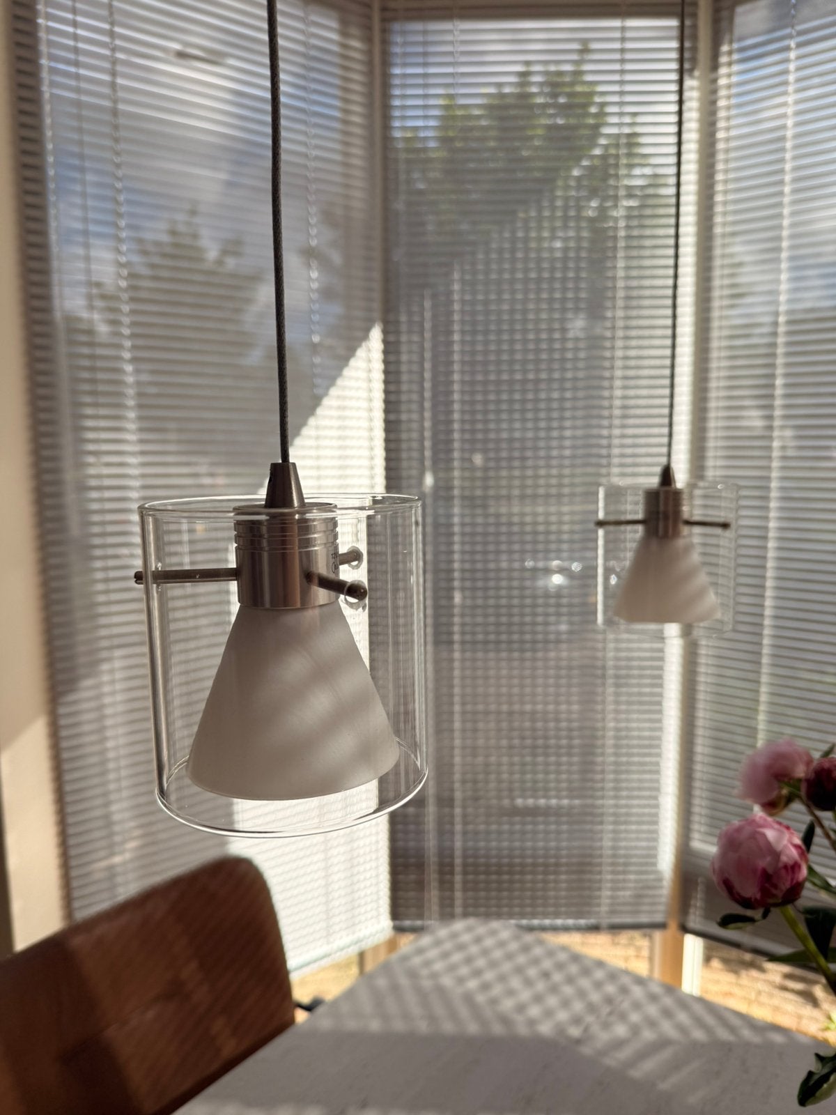 Tafellamp, Ophalen, Minder dan 50 cm, Strak/modern, Glas