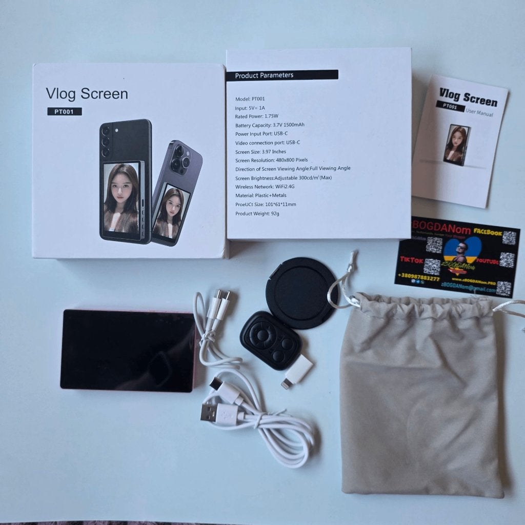 Selfie Display For IPHONE, Android Display, Computers en Software, Ophalen of Verzenden, Zo goed als nieuw, 10 inch, 16 GB
