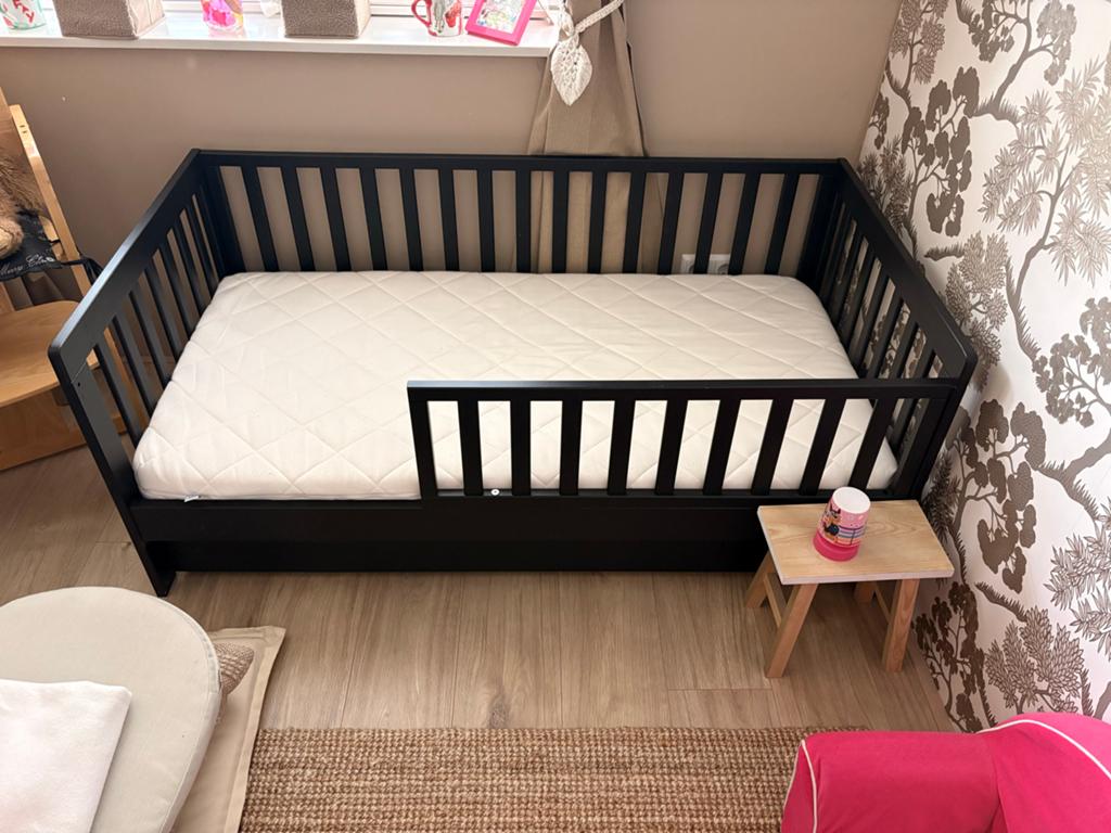 Peuterbed Petite Amelie incl. matras en lade, Ophalen, 70 tot 85 cm, 140 tot 160 cm, Zo goed als nieuw
