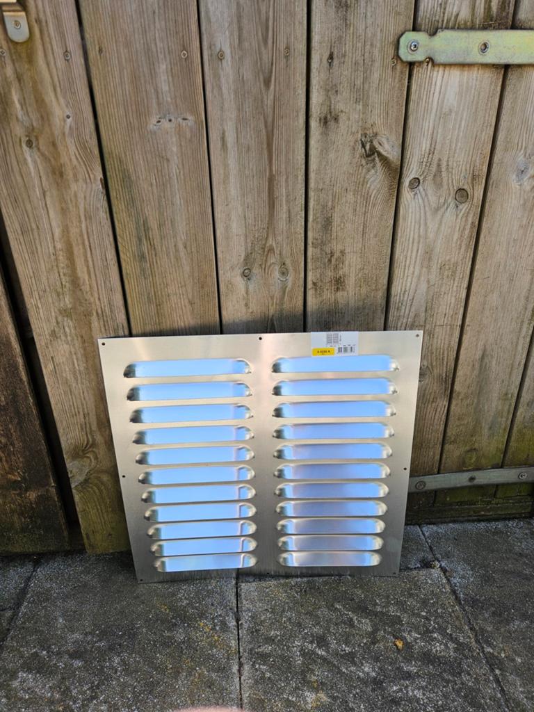 Ventilatierooster aluminium, Ophalen of Verzenden