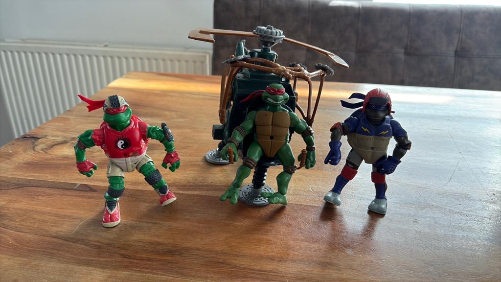 Turtle pogo copter met 3 turtles, Ophalen of Verzenden, Gebruikt