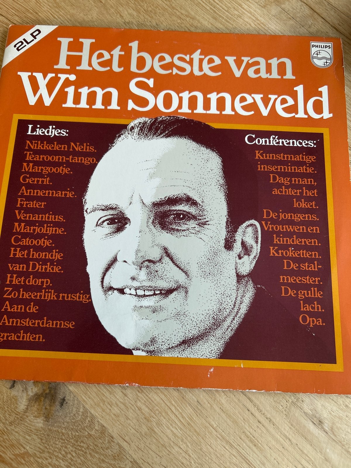 Het beste van Wim Sonneveld 2LP - Klassieke Nederlandse Lied, Cd's en Dvd's, Cd's | Nederlandstalig, Ophalen, Gebruikt, Cabaret of Kleinkunst