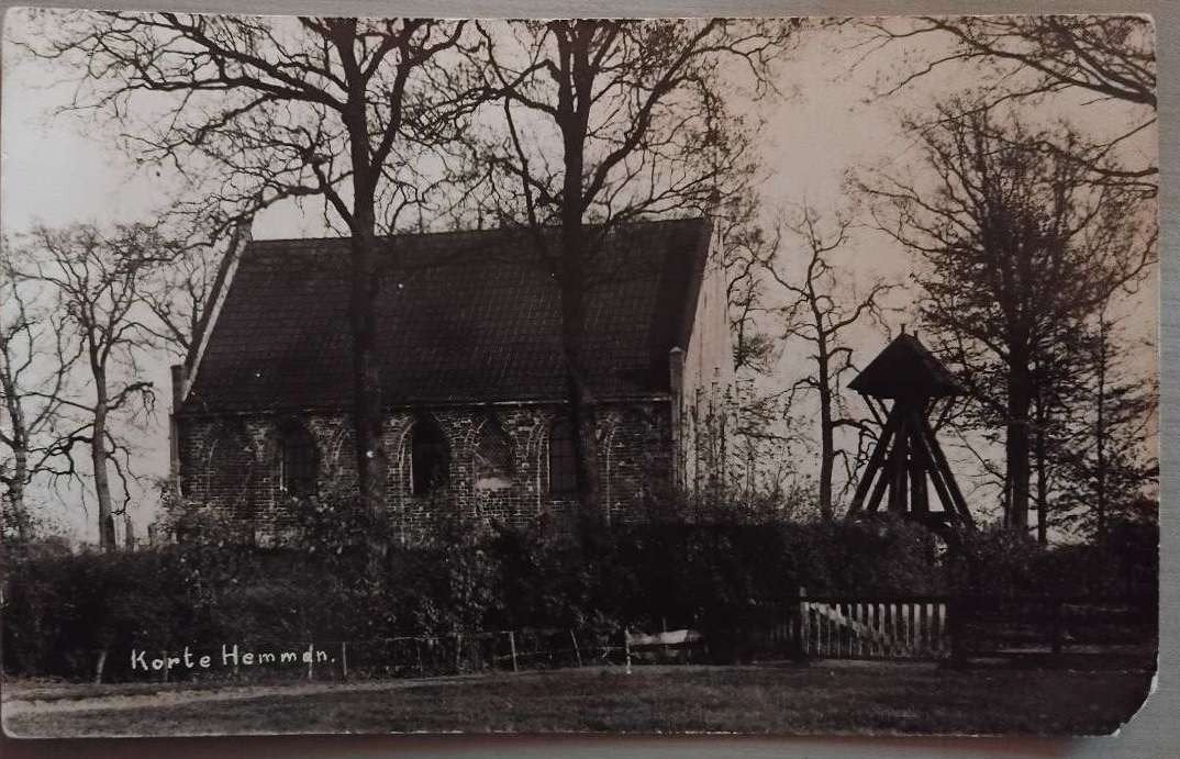 Fotokaart Klokkenstoel Kortehemmen (Friesland), Verzenden, 1920 tot 1940, Ongelopen, Friesland