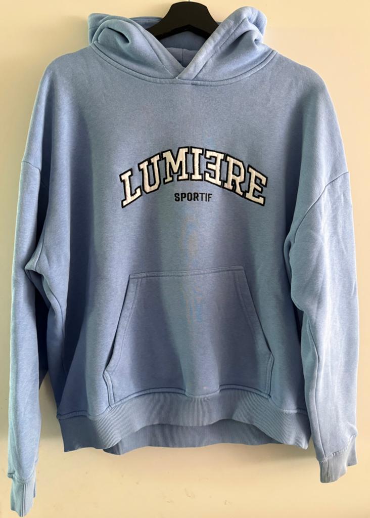 Lumiere pak lichtblauw maat s, Ophalen of Verzenden, Zo goed als nieuw, Maat 36 (S), Blauw