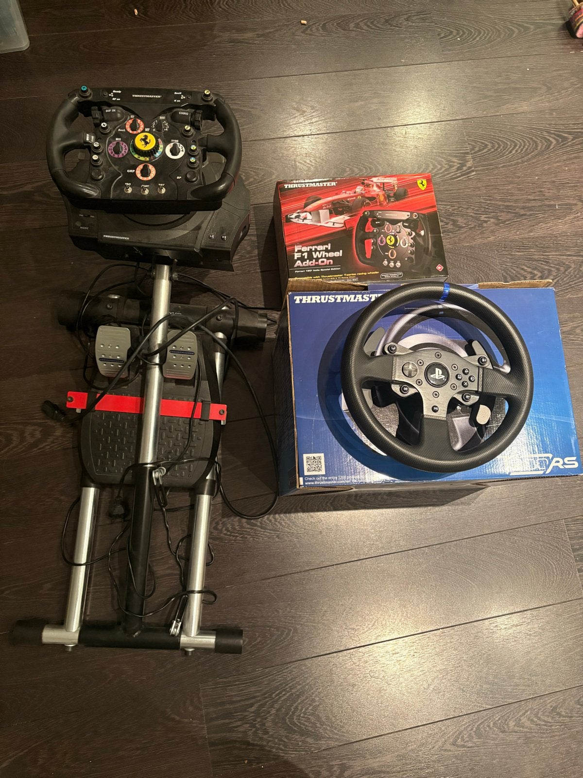 Thrustmaster T300 RS + Ferrari F1 Wheel + Wheel Stand, Ophalen, Zo goed als nieuw, Stuur of Pedalen, PlayStation 4