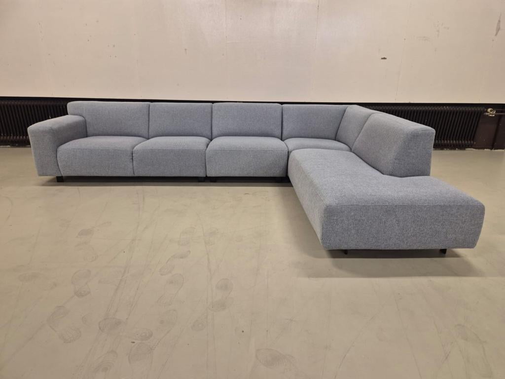 Montel Mouro - Hoekbank - Grijs - Stof - Design - Bezorgen, Laan der Techniek 21, Veenendaal, 300 cm of meer, Ophalen of Verzenden