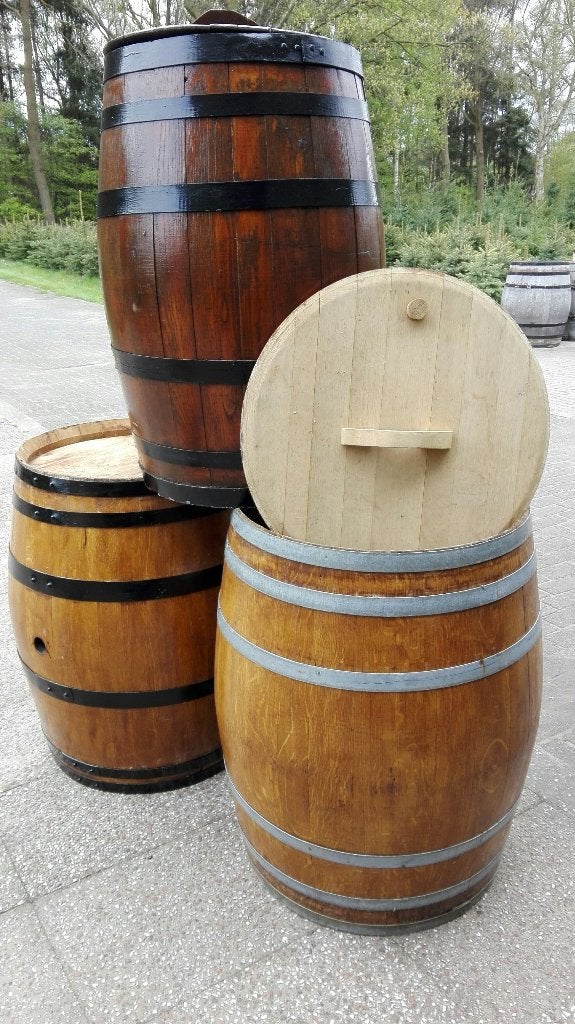 regen tonnen, 75 tot 150 liter, Ophalen, Nieuw, Hout