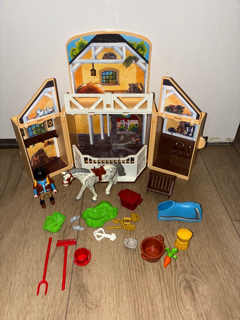 Playmobil paarden meeneembox, Ophalen of Verzenden