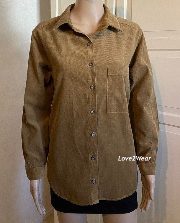 Overhemdblouse bruin Zara, Bruin, Zara, Ophalen of Verzenden, Zo goed als nieuw